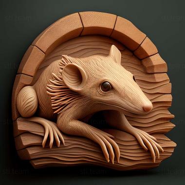 3D модель Solenodon marcanoi (STL)